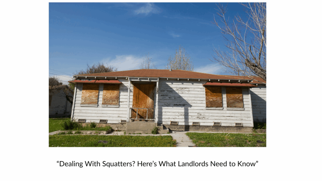 Boarded-up vacant house in Washington, symbolizing squatter issues faced by landlords